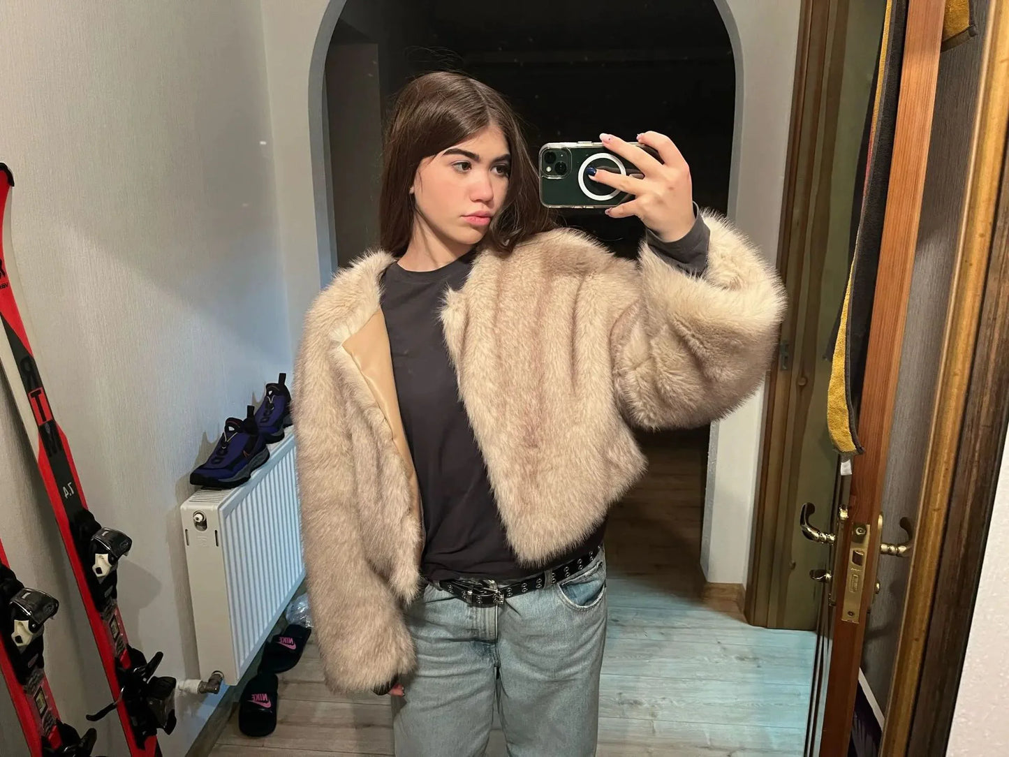 Fur Coat Short Casual