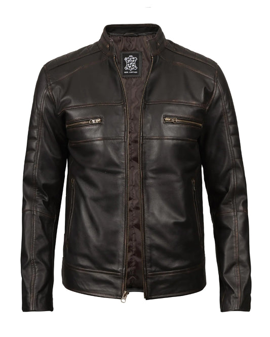 fjackets Cafe Racer mens  jacket
