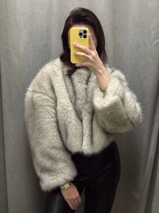 Fur Coat Short Casual
