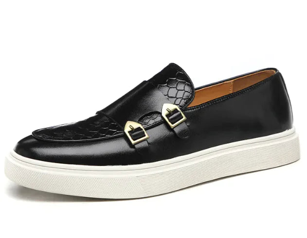 Men's Double Monk Strap Slip