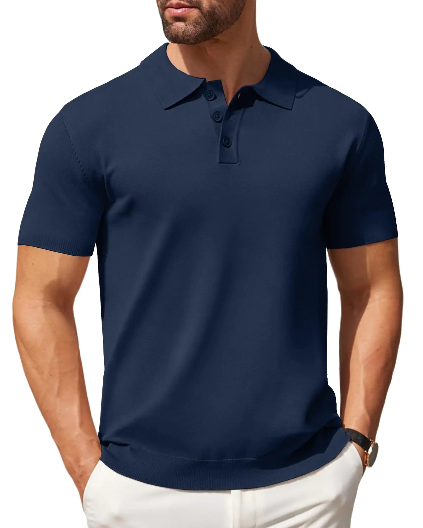 Mens Polo Shirts Short Sleeve Classic