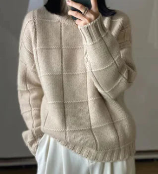 Women's Thick Knitted Loose Wool Sweater