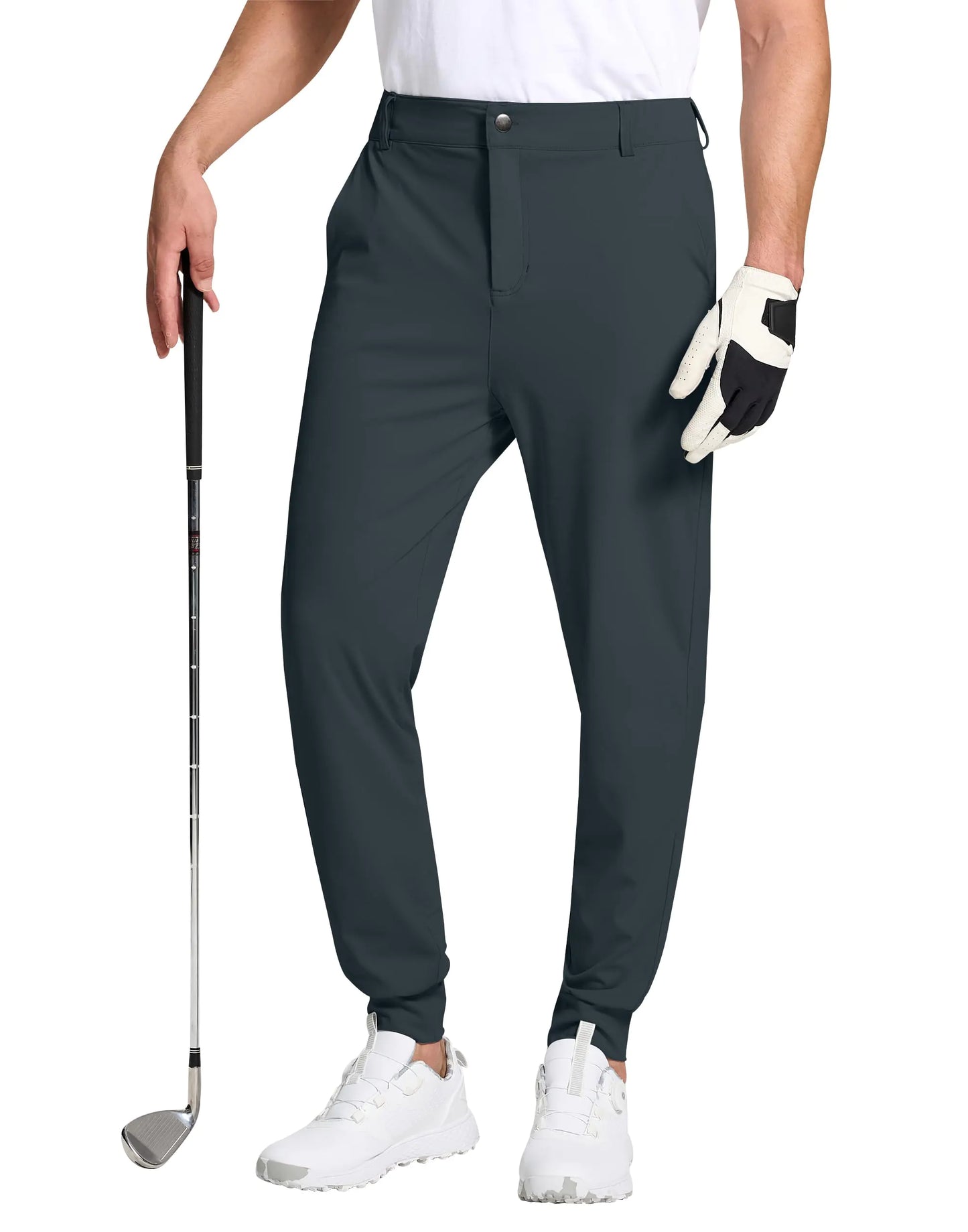 SERAMY Mens Golf Joggers Pants Slim Fit Stretch